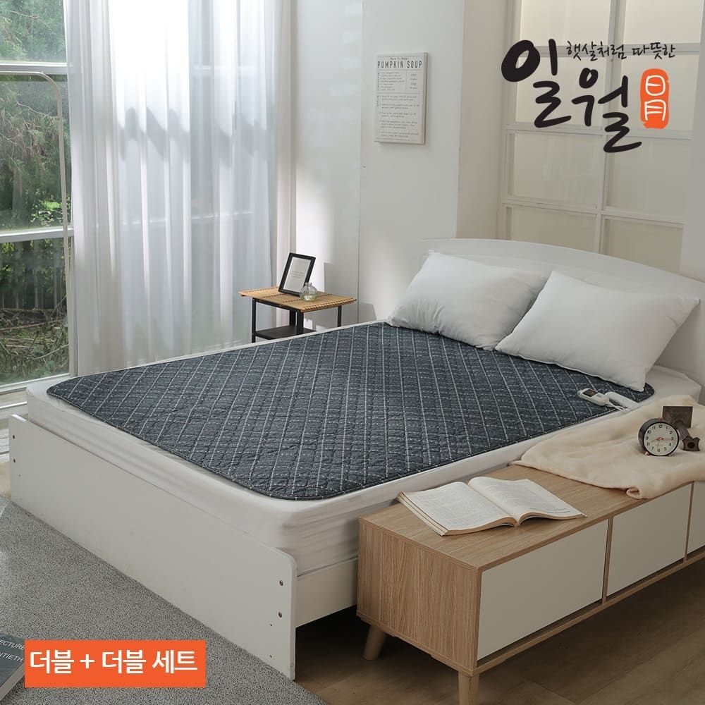 일월 (현대Hmall) [일월] 피치블로썸 카본 탄소 전기매트 / 카본매트 더블+더블