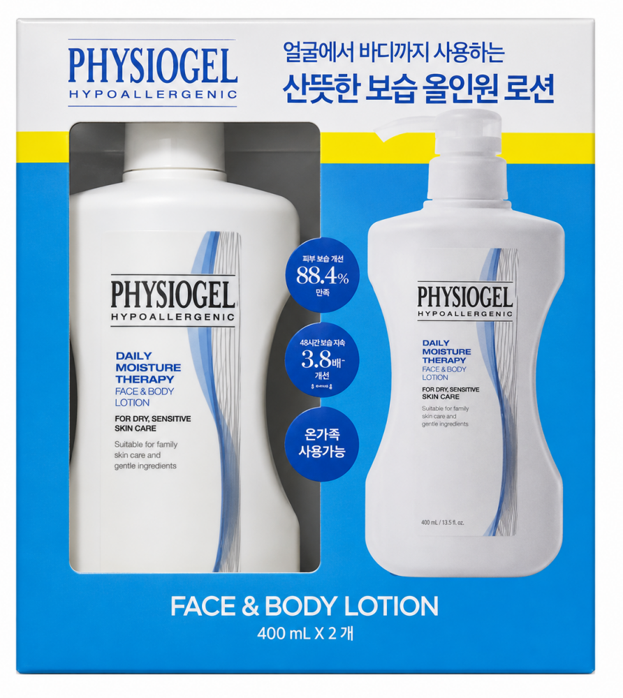 피지오겔 DMT 페이스 앤 바디로션 400ml 2개