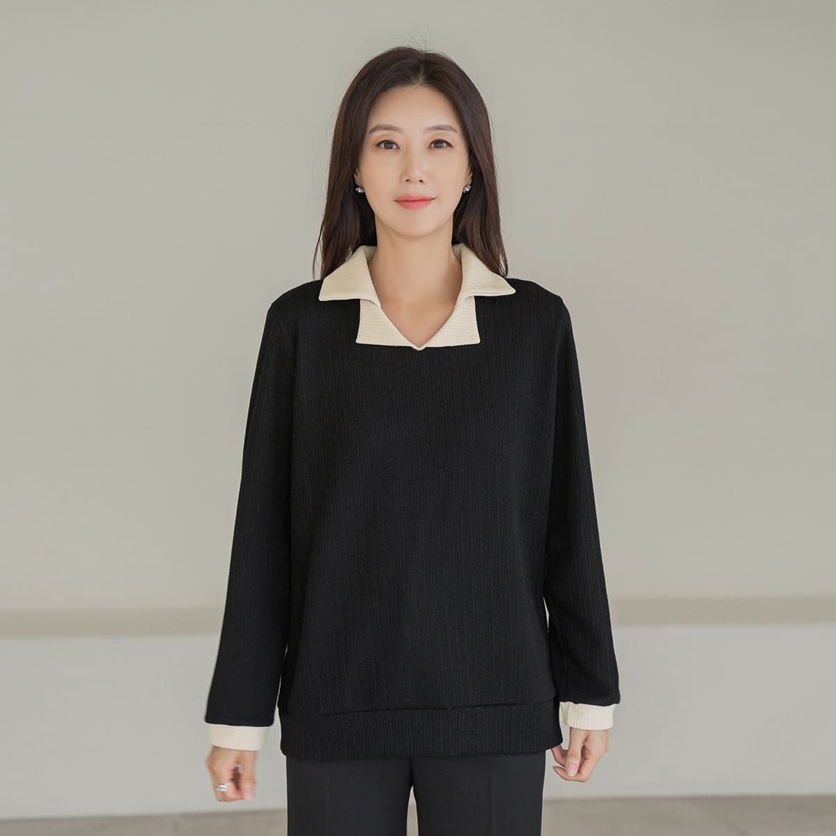 (현대Hmall) 엄마옷 마담4060 티셔츠 40대50대 다슈카라-YTE2410009-중년여성의류 50대여성의류