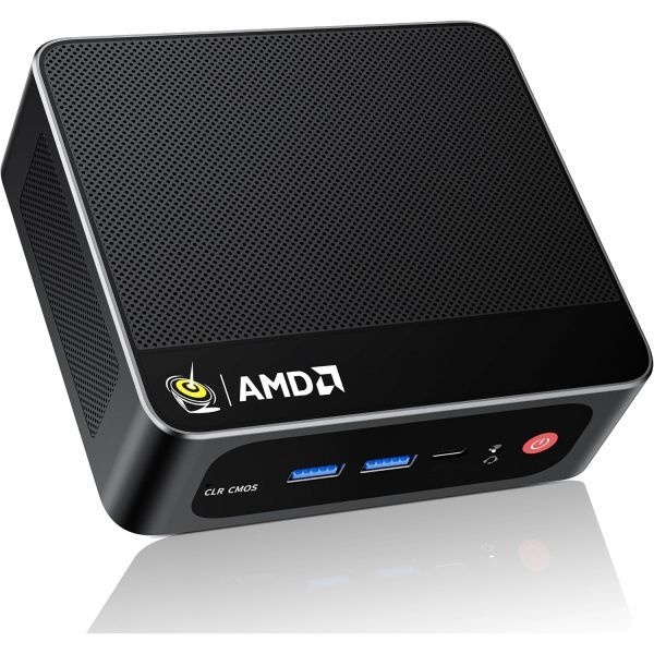 [해외] Beelink 비링크 미니 PC SER5 Max 6800U AMD Ryzen 7 최대 4.7GHz 24GB LPDDR5 500GB PCle 4.0 SSD 데스크톱 컴퓨터 2.5Gbps LAN Wifi6 BT5.2 HDM