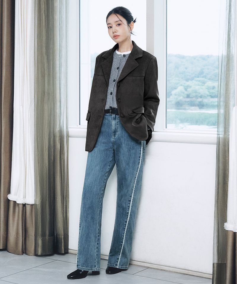 매장정품 셀렙샵에디션 CELEBSHOP EDITION 26FW 레이스 트랙 커브드 데님 2088601372 200960
