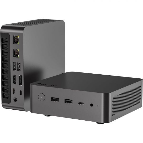 [해외] 글로린 미니 PC 라이젠 7 8745HS 데스크탑 컴퓨터 16GB DDR5 RAM 1TB SSD 라데온 780M 4개의 4K 디스플레이 USB4 듀얼 2.5G LAN WiF