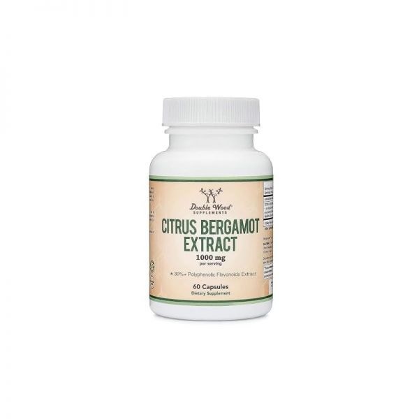 [해외] 시트러스 베르가못 캡슐 1회 제공량당 1,000mg (. 받은 베르가몬테 비건 콜레스테롤 지지 추출물) 과일 바이오플라