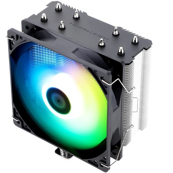 [해외] 써멀라이트 어쌔신 X120 리파인드 SE ARGB CPU 공랭 쿨러 히트 파이프 4개 TL C12C S PWM 팬 알루미늄 방열판 커버 AGHP 기