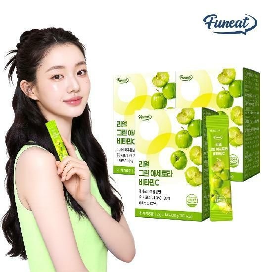 퍼니트 리얼 그린 아세로라 비타민C 14포 x 3박스 비타민C 200mg 함유