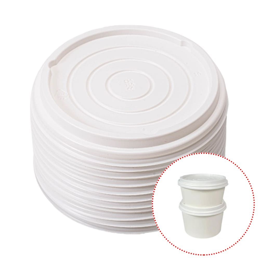 (주)한아름리빙 한미마루 (현대Hmall) 분식 용기 뚜껑 10p 520 750ml 공용 일회용 떡볶이 국물 밥그릇 식당 도시락