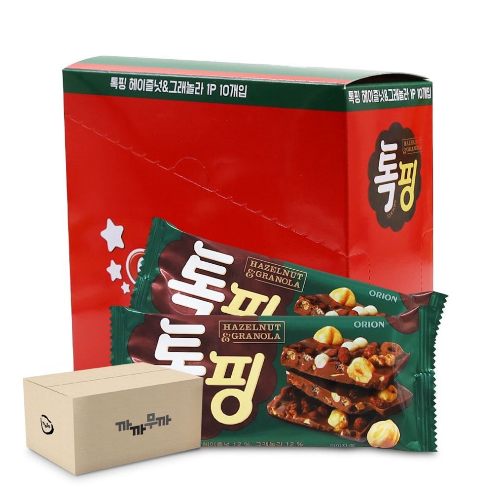오리온 톡핑 헤이즐넛그래놀라 43gx10개