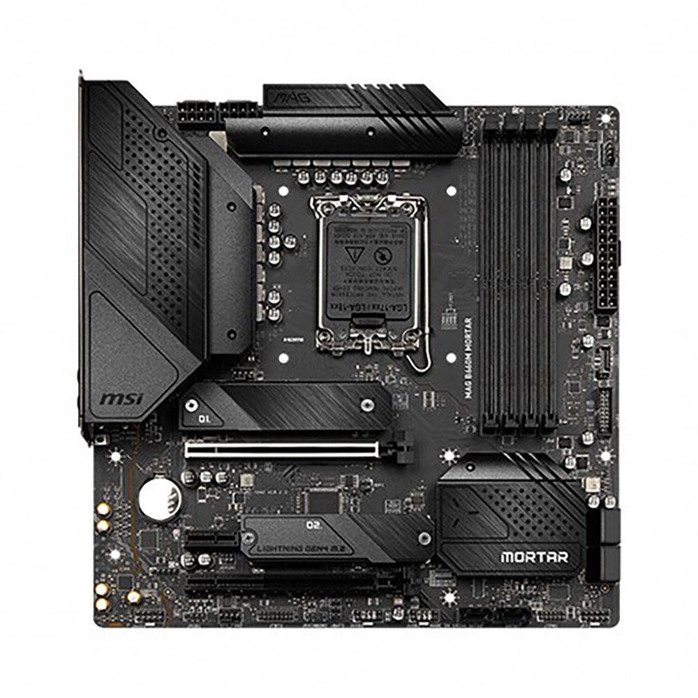 MSI MSI MAG B660M 박격포 DDR5 M-ATX 1700 소켓 12세대 13세대 14세대 메인보드 백패널 포함