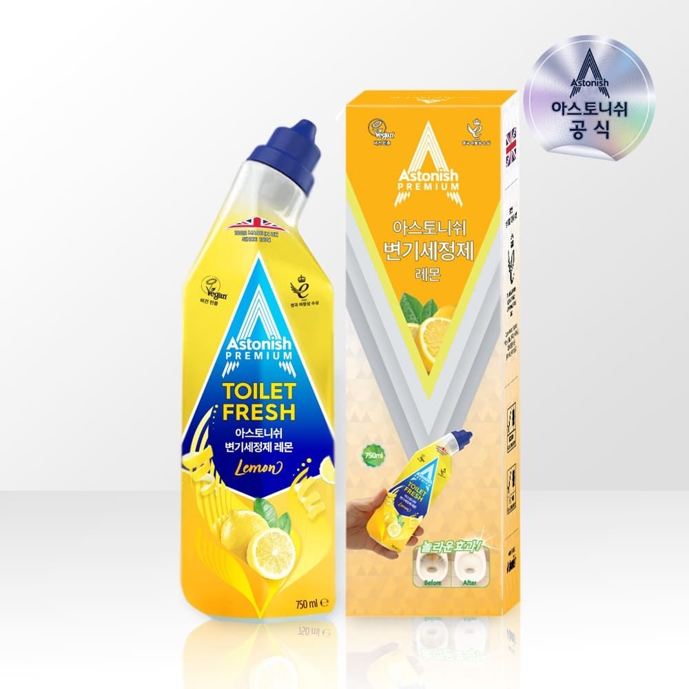 아스토니쉬 (현대Hmall) 아스토니쉬 변기세정제 750ml 레몬
