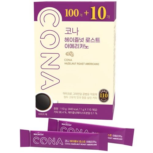 [오늘출발] 커피케이케이 [공식판매점] 코나 헤이즐넛 로스트 아메리카노 110T 블랙커피