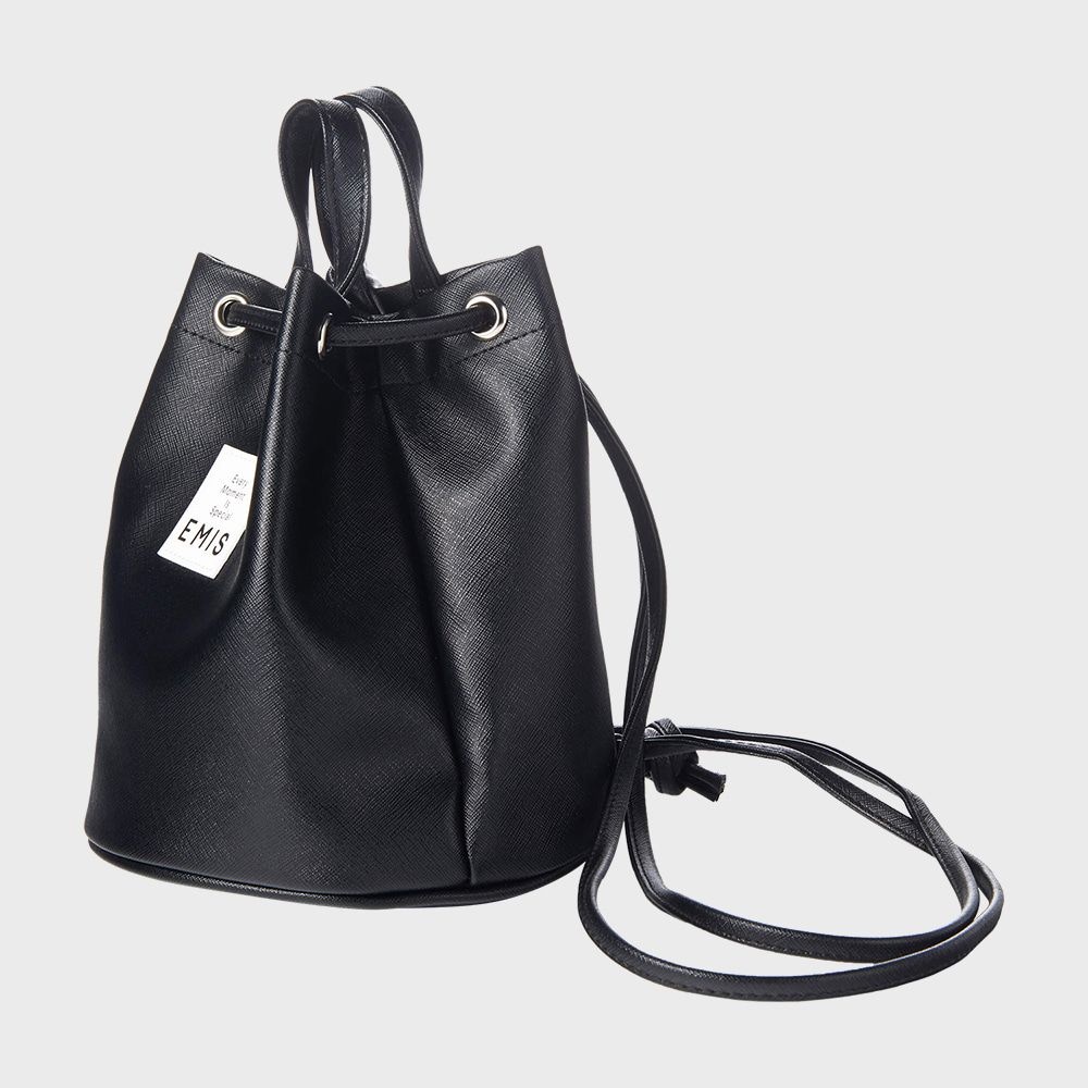 LEATHER MINI BACK PACK-BLACK