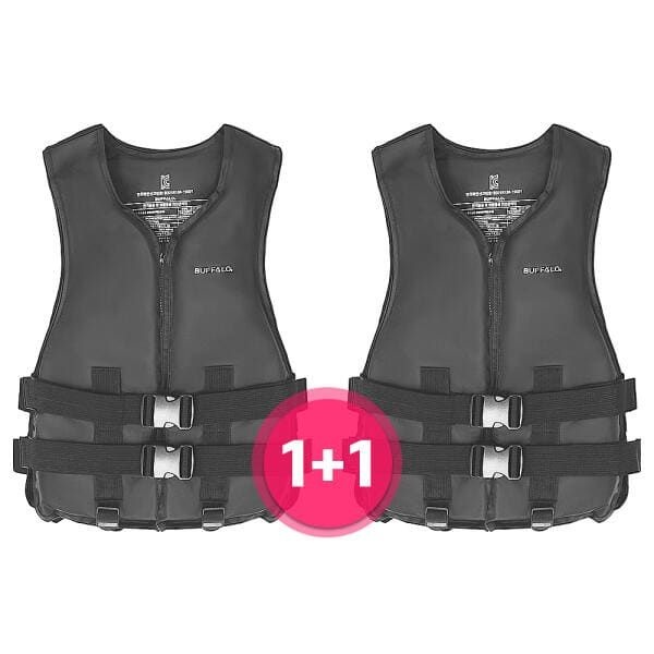 아트박스 (현대Hmall) 아트박스/버팔로 BUFFALO 블랙에디션 구명조끼 1+1 2개 M-3XL까지