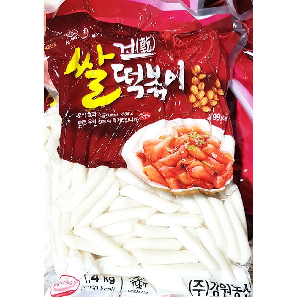 쌀떡볶이떡 (강원농산 진공 가는것 1.4K) X6 업소용 깊은맛