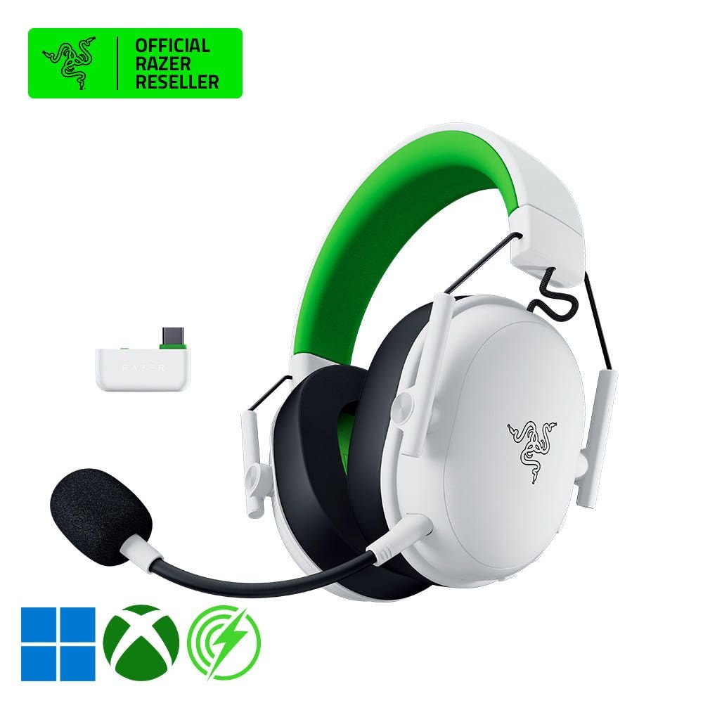닌텐도 레이저코리아 블랙샤크 V3 X 하이퍼스피드 게이밍 게임 유선 무선 블루투스 헤드셋 Xbox, 화이트