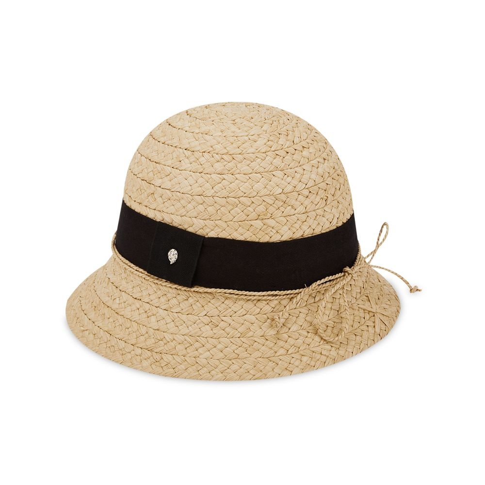 여성 레베카 내추럴/블랙 버킷햇 HAT51359 NATURAL BLACK
