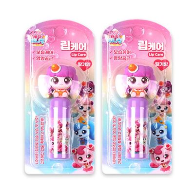 キャッチティーニップリップケアイチゴ香3.8gマランピング2個