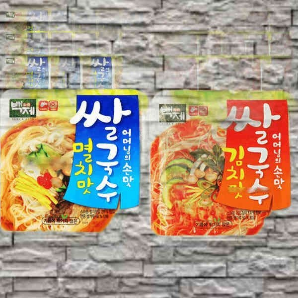 백제 쌀국수 멸치맛15개+김치맛15개/즉석쌀국수 616822