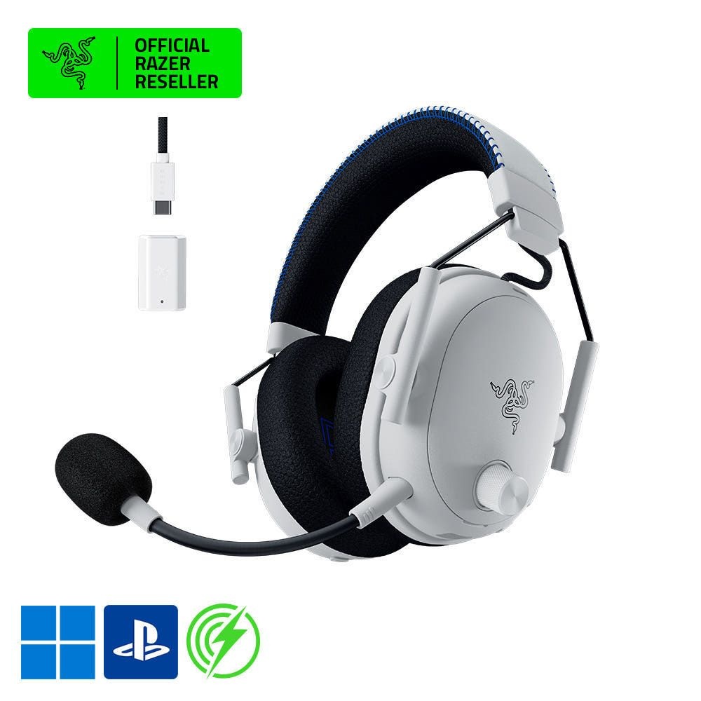 닌텐도 레이저코리아 블랙샤크 V3 프로 게이밍 게임용 블루투스 무선 유선 헤드셋 Playstation 5, 화이트