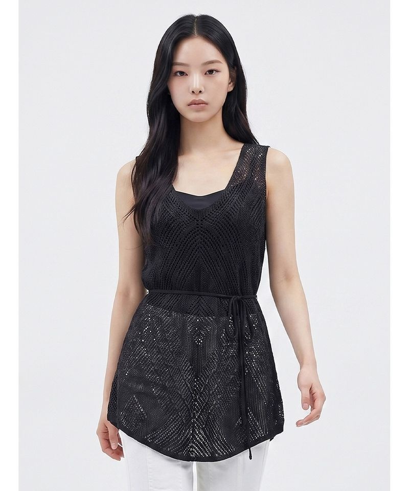 포에버21 FOREVER21 썸머 그물 스트랩 베스트 (FTDBVT006) FTDBVT006 139269