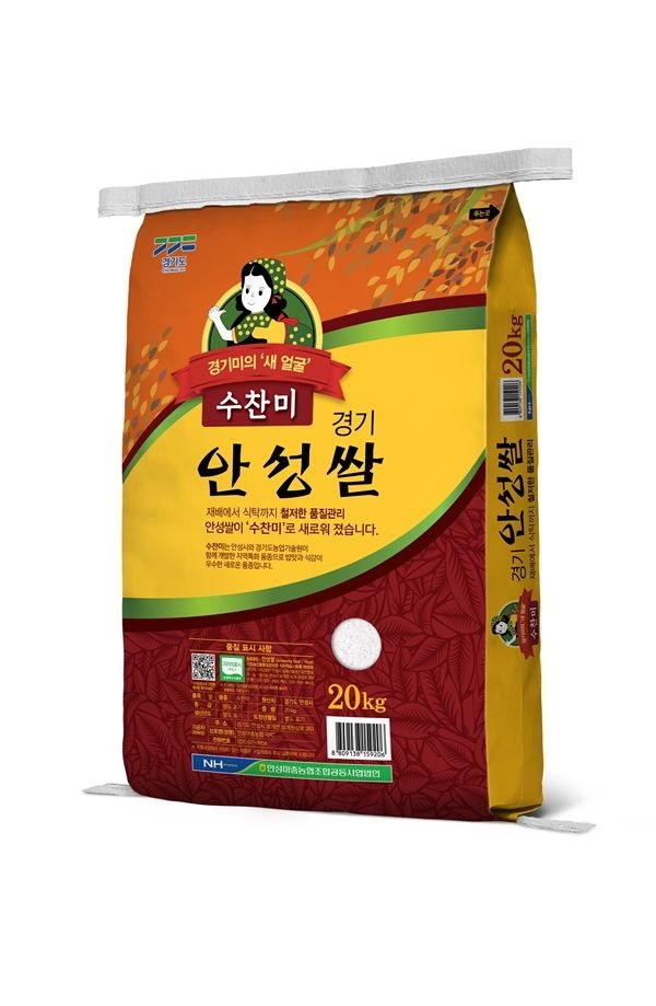 [안성마춤농협] 특등급 26년 햅쌀 20kg 수찬미 고품질 윤기가득 부드럽고 찰진 밥맛 좋은 쌀