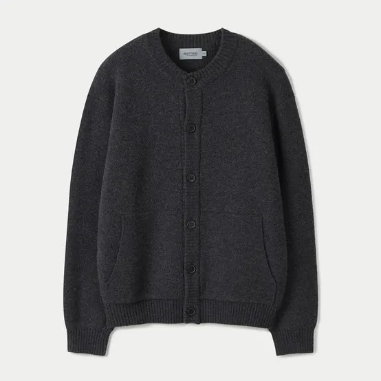 [정상가 359,000원]버튼 라운드 가디건(SAWAW25501CHX)