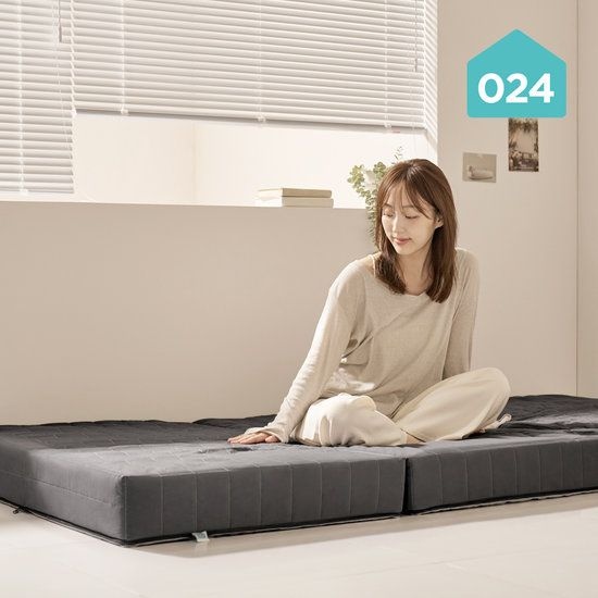 024홈 국민토퍼 3단 접이식 매트리스 푹신한 16cm 슈퍼싱글