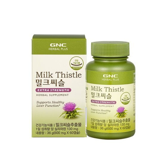GNC [GNC] 밀크씨슬 600mg 30일분(60정) x 3병