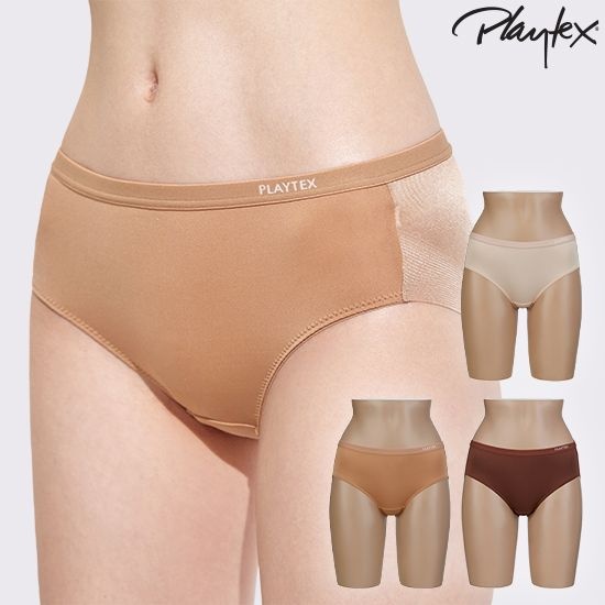 플레이텍스 노와이어 아이디얼뷰티 팬티 3종 (라이트베이지+베이지+브라운) PXPM079_00