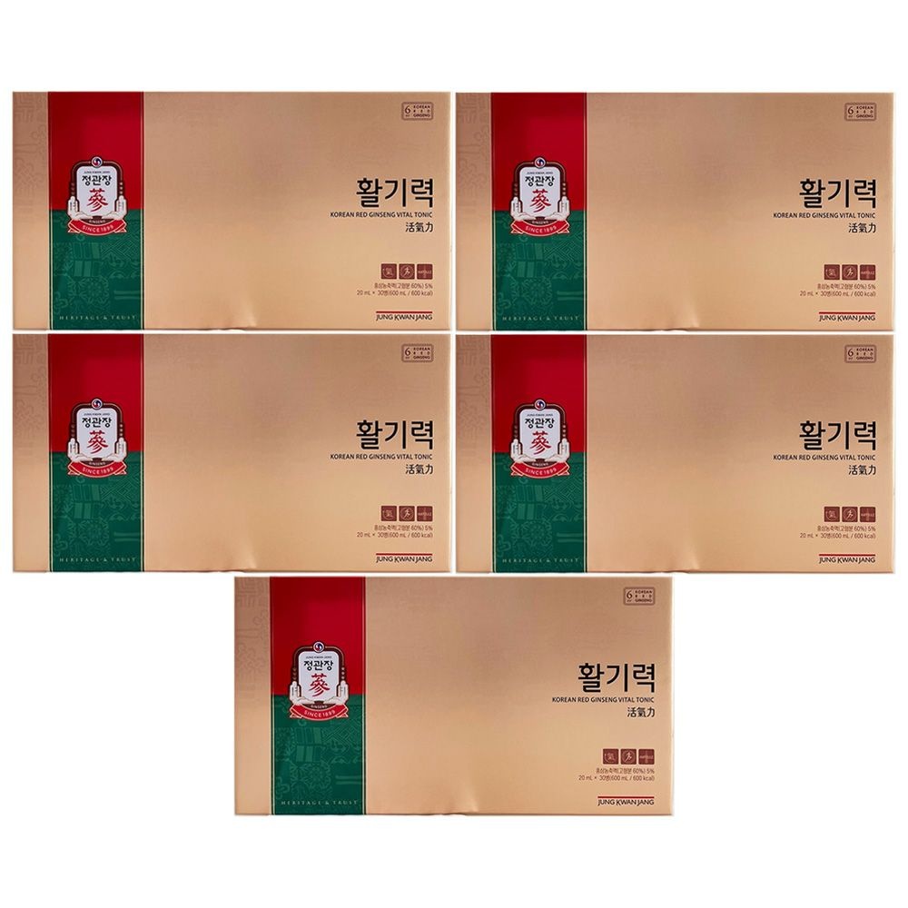 정관장 활기력세트 20ml x 30병 5개 / 써클