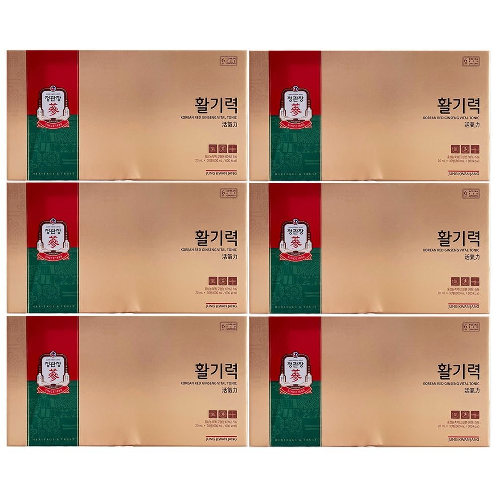 정관장 활기력세트 20ml x 30병 6개 / 써클
