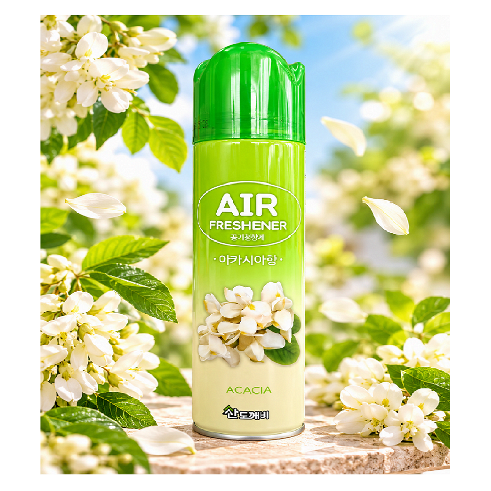 산도깨비 공기청향제 실내방향제 탈취제 300ml 아카시아향