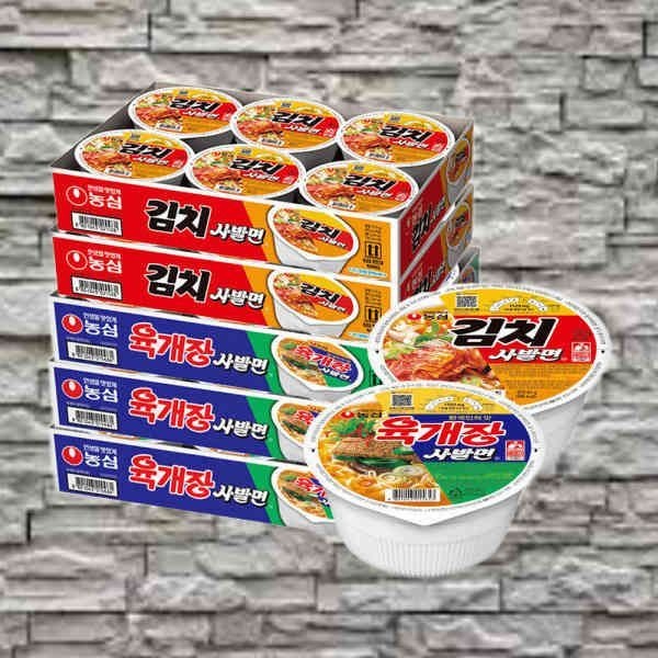 육개장사발면18개 + 김치사발면12개 616620