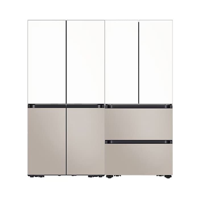 (현대Hmall) 삼성 비스포크 냉장고김치냉장고 세트 화이트+베이지 RM70F64R1ZG+RK70F42M2ZG