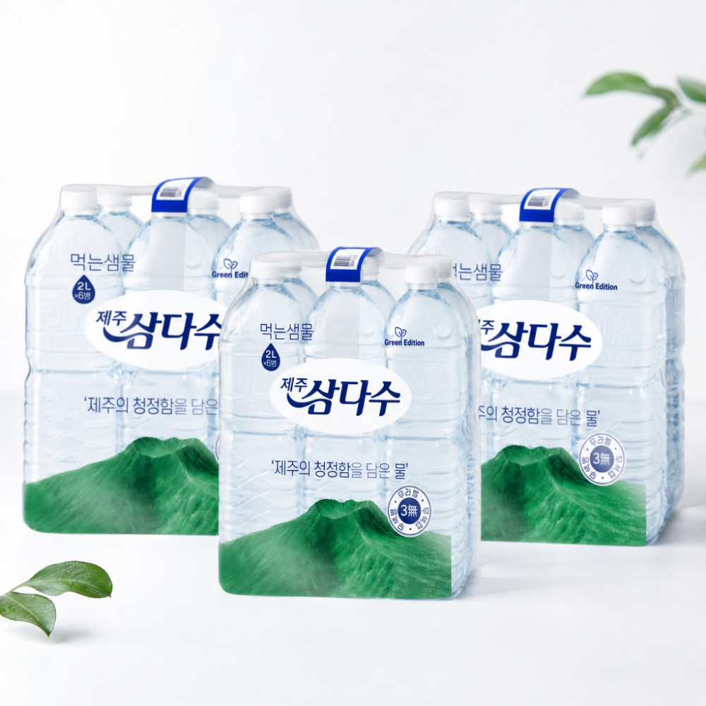 제주삼다수 2L 18개입 국산생수 묶음생수 배달생수