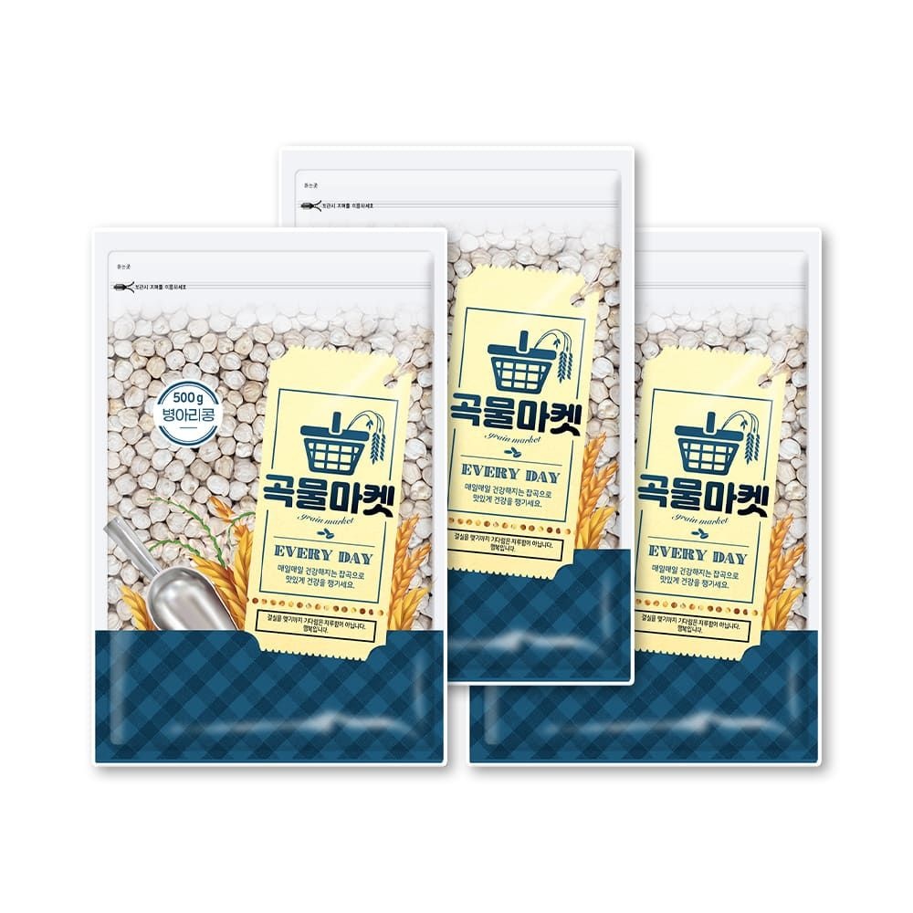 더프레시 (현대Hmall) 곡물마켓 병아리콩 500g x 3