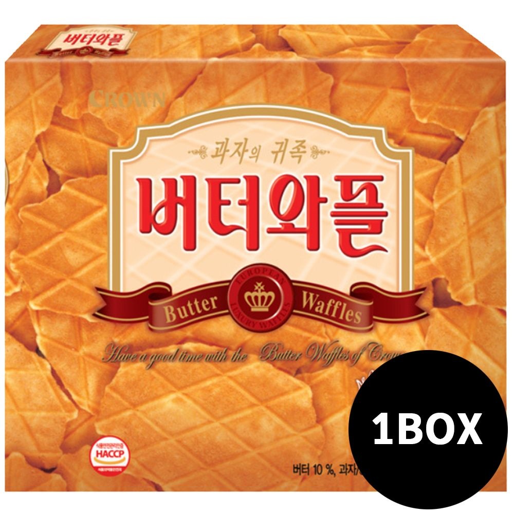 크라운 버터와플 316g x 10개 (1box)