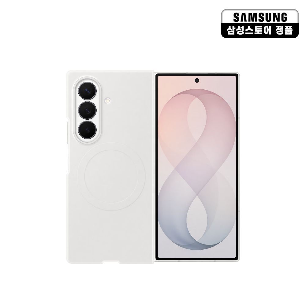 갤럭시 Z 폴드8 울트라 실리콘 마그넷 케이스 크림 EF-EF976CWEGKR
