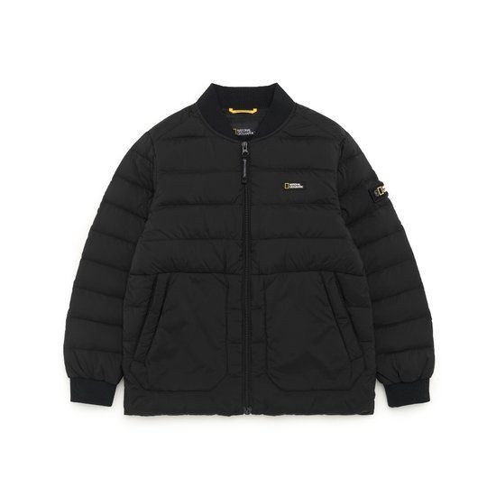 내셔널지오그래픽 키즈 K224UDW910 야구넥 경량 다운 점퍼 BLACK 2163374