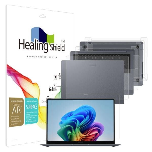 (현대Hmall) 아트박스/힐링쉴드 갤럭시북6 프로 NT960XJG AR 고화질 필름1매 외부3종