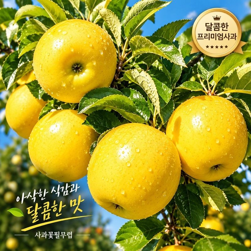경북 안동 새콤 달콤 2026년 꿀 햇 시나노골드 사과 가정용 중과