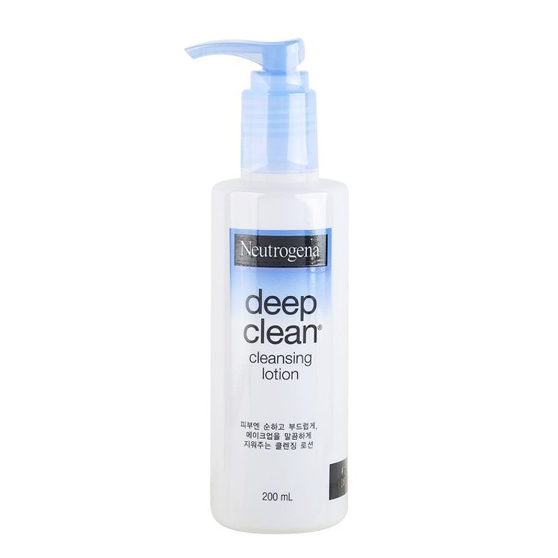 뉴트로지나 딥클린 클렌징 로션 200ml /클렌저 메이크업
