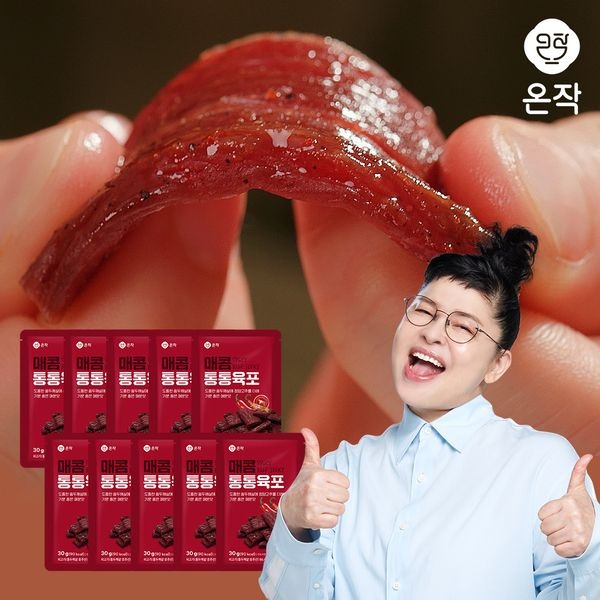온작 [온작] 이영자 매콤 소고기 통통육포 30g x 10팩