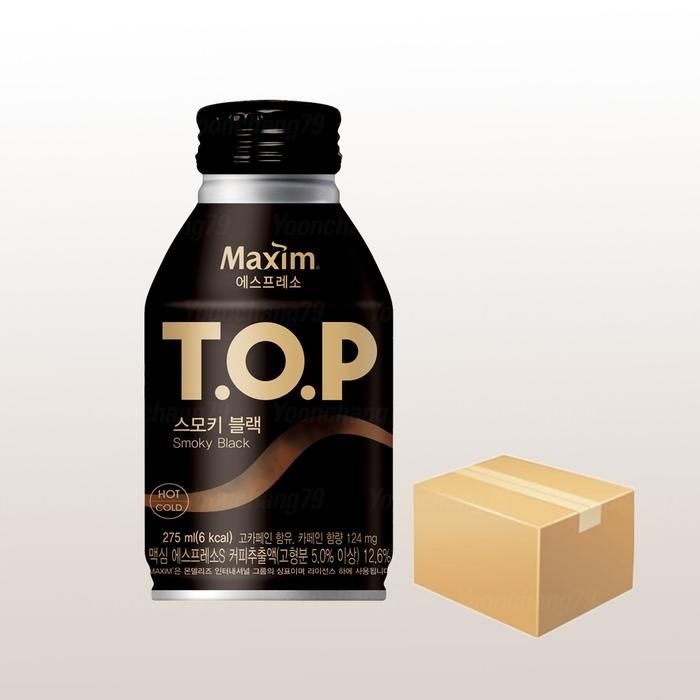TOP 티오피 스모키 블랙 275ml X 24캔(1박스)