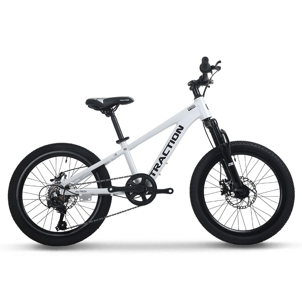 AU테크 트랙션 M720 MTB 초등학생 주니어 알루미늄 어린이 중학생 자전거 화이트, 50.8cm(20인치)