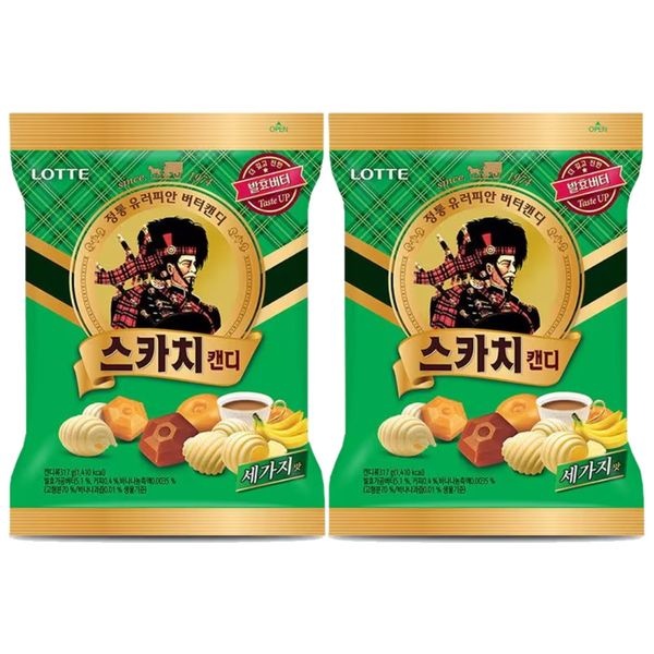 롯데 스카치캔디 세가지맛 317g x 2개
