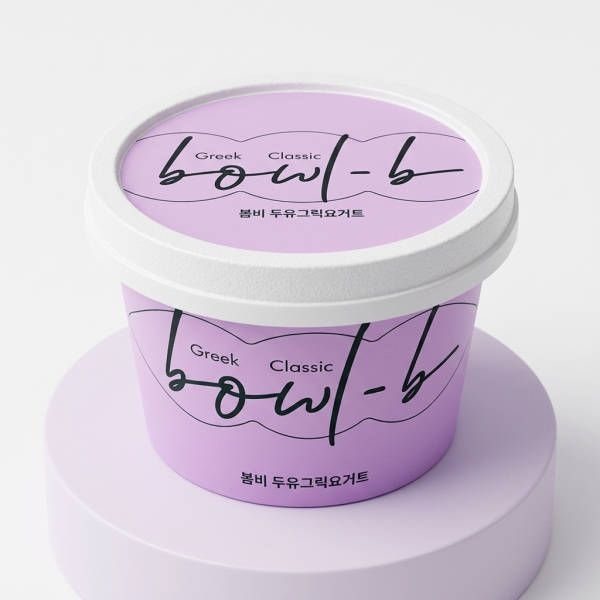 볼비 두유 그릭요거트 450g 클래식 2개입