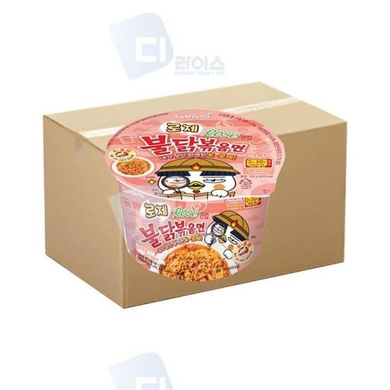 삼양 로제불닭볶음면 큰컵 송 16개 매니아 맛있게매운 (53102597)