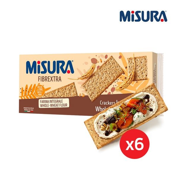미주라 통밀크래커 385g x 6개