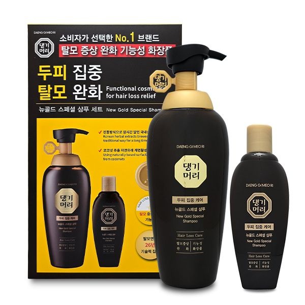 댕기머리 뉴골드 스페셜 샴푸 500ml + 145ml