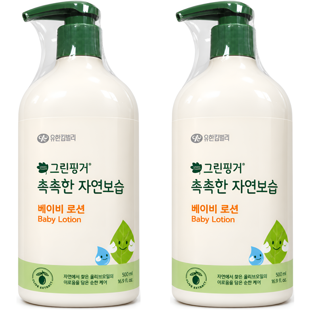 그린핑거 촉촉한 자연보습 베이비 로션 500ml x 2개